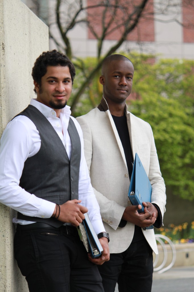 Tariq and Ryan, University Pathway Students Tariq and Ryan, University Pathway Students