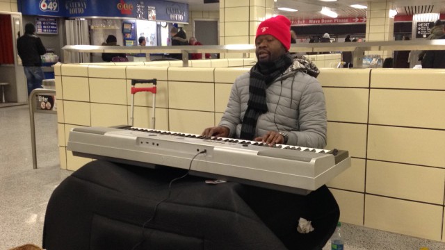 Jaffa Charles, Keyboard Player in Toronto Subway Jaffa Charles, Keyboard Player in Toronto Subway