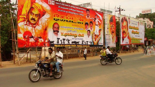 Bollywood movie posters on the street - Photo by Flickr User Adam Jones